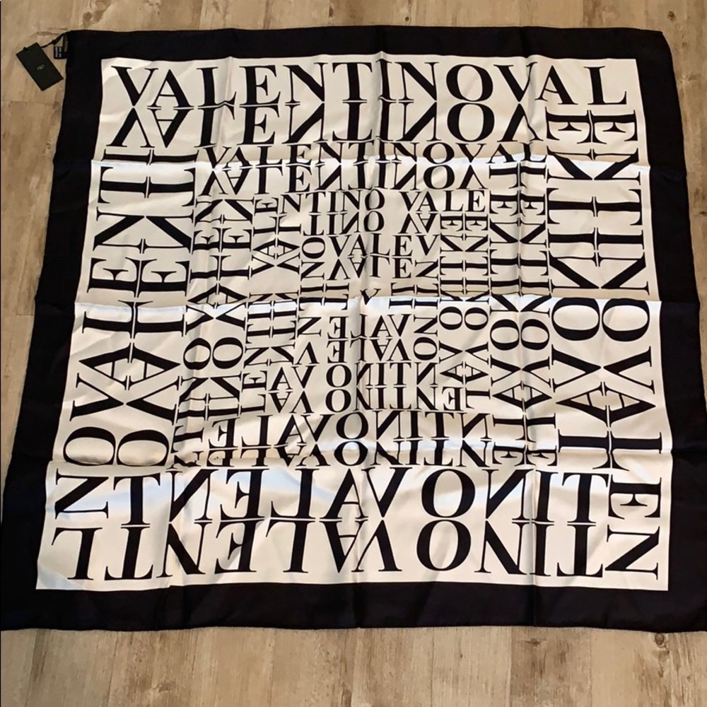 Silk Valentino Scarf